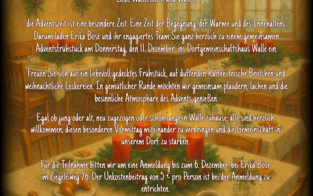 Adventsfrühstück 2025